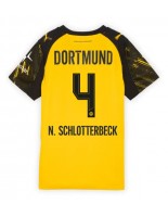 Borussia Dortmund Nico Schlotterbeck #4 Domácí Dres pro Dámské 2025-26 Krátký Rukáv